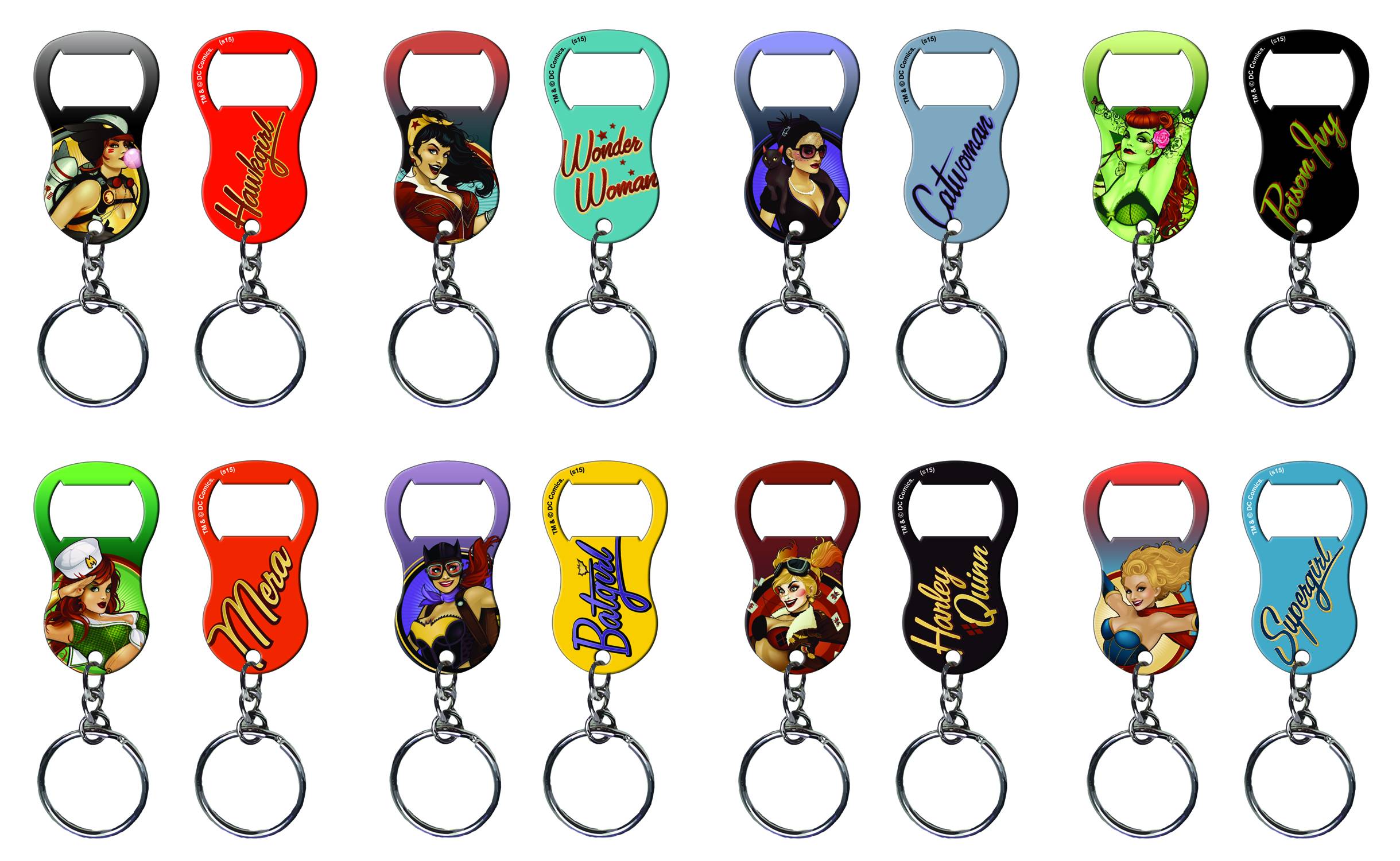 DC Bombshell Key Chains